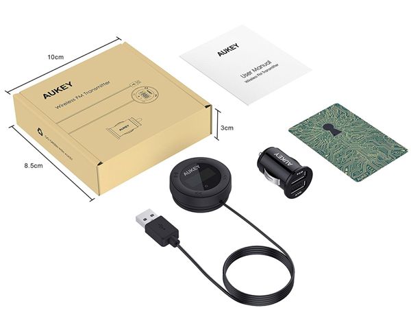 AUKEY BT-FM WIRELESS FM TRANSMITTER