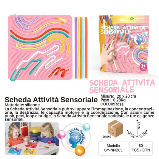 SCHEDA ATTIVITA SENSORIALE ROSA 20*20