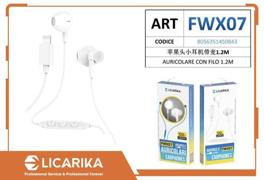 1.2M AURECOLARI PORTA MICROFONO CON FILO DA 1.2M