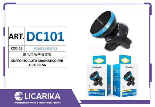 LICARIKA DC101 SUPPORTO AUTOMAGNETICO PER AIRA PRESA ROTABILE