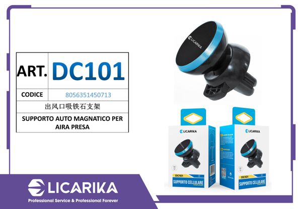 LICARIKA DC101 SUPPORTO AUTOMAGNETICO PER AIRA PRESA ROTABILE