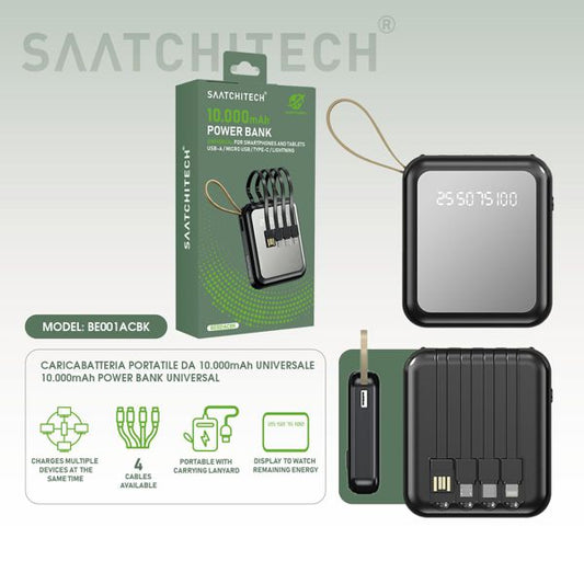 CARICBATTERIA PORTATILE DA 10.000mAh UNICERSALE