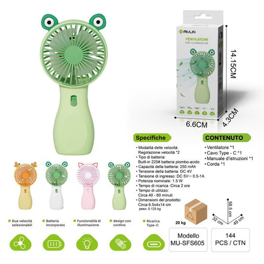 MU-SFS605 VENTILATORE CON ILLUMINAZIONE