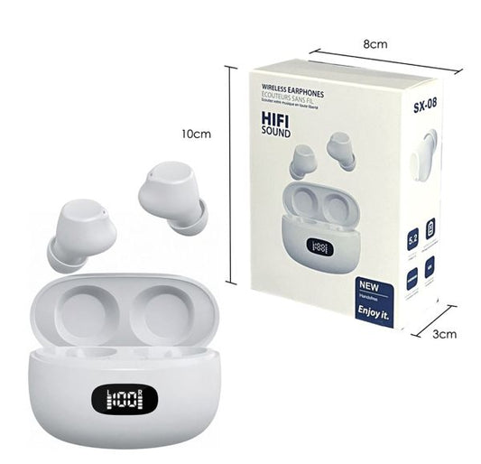 SX-08 WIRLESS EARPHONES