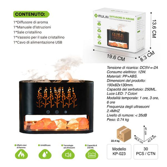 KP-023N DIFFUSORE DI AROMI (EFFETTO DI ILLIMINAZIONE)