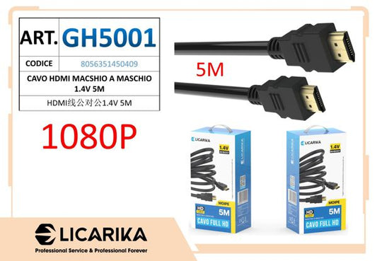 CAVO HDMI 1.4V 5M