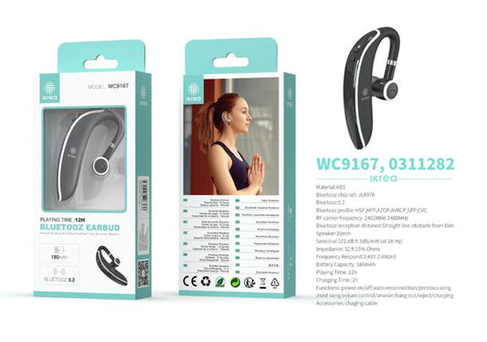 NEROCUFFIA WIRELESS BLUETOOTH TWS 5.2