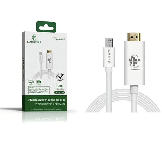 CAVO DA MINI DISPLAYPORT A HDMI 4K