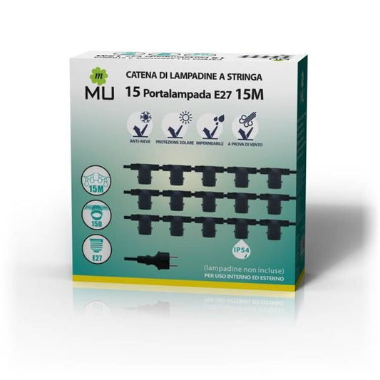 MU 15 M PORTALAMPADA LIVELLO NERO